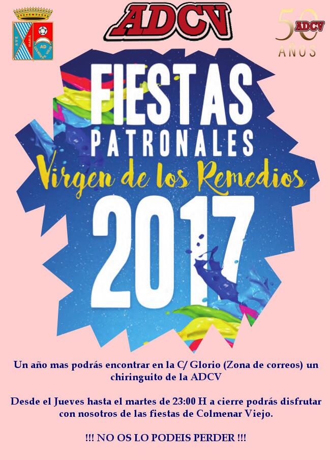 Chiringuito ADCV Fiestas Virgen de los Remedios 2017