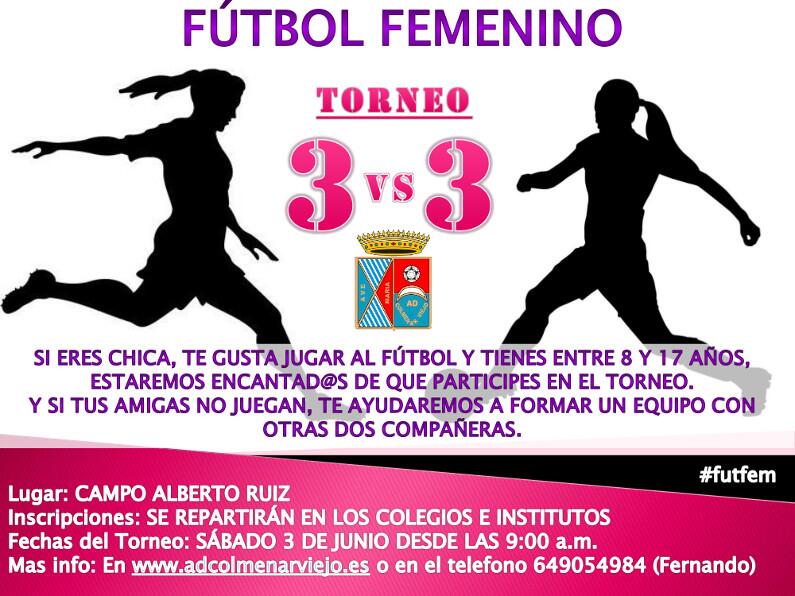 Torneo 3x3 de futbol femenino en la ADCV