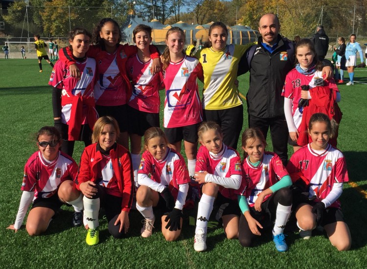 Inmenso partido del Femenino Infantil A con victoria final frente al Colegio Miramadrid