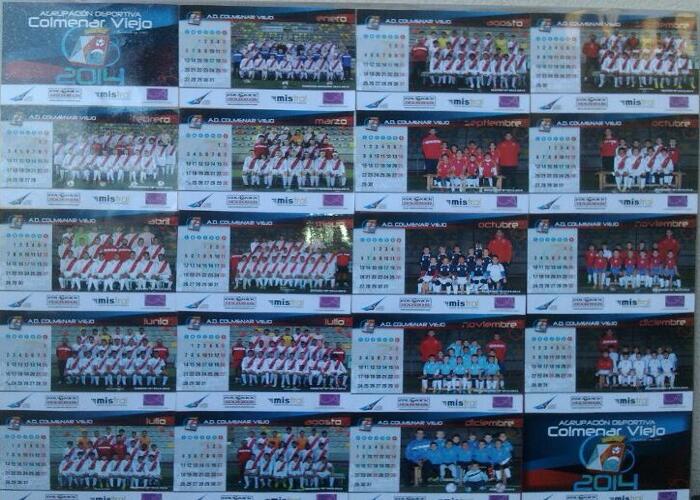 Calendarios 2014 Agrupación Deportiva Colmenar Viejo