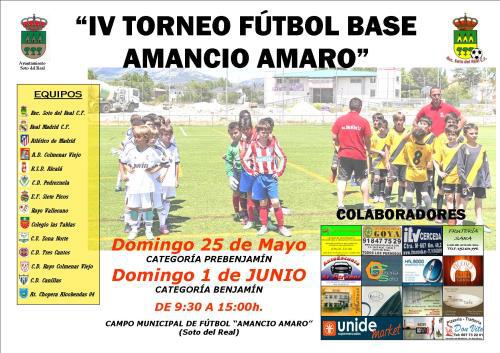 IV Torneo Fútbol Base Amancio Amaro Soto del Real 2014